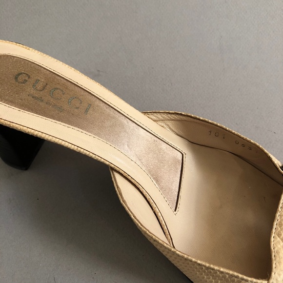 GUCCI Cream Mules - Picture 4 of 5